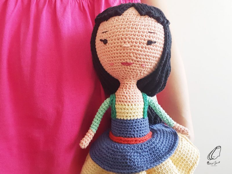 Mulan Crochet Pattern One Zero Crochet